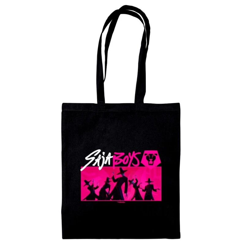 Image of K-Pop Demon Hunters (Saja Boys) Black Tote Bag General merchandize