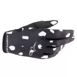 image of Alpinestars Radar Black White Gloves 2XL