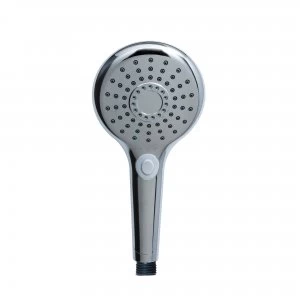 image of 3 Function Button Shower Head Chrome