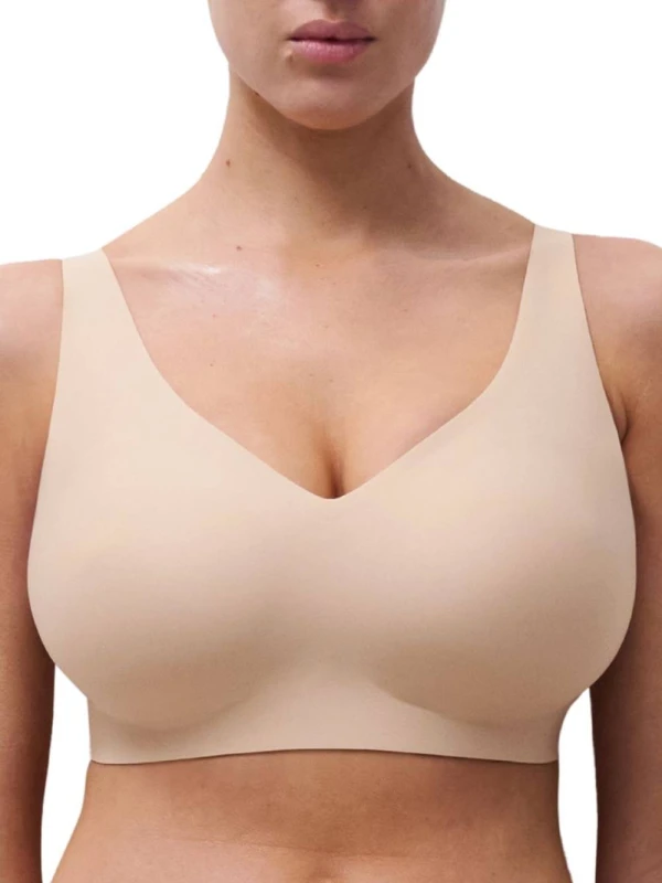 Image of Chantelle Womens SoftStretch Power Plunge Bra in Beige Size: 16 Beige Female 16