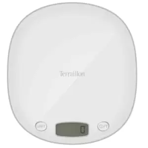 image of Terraillon Plastic Digital Scale, 5Kg - Gloss White