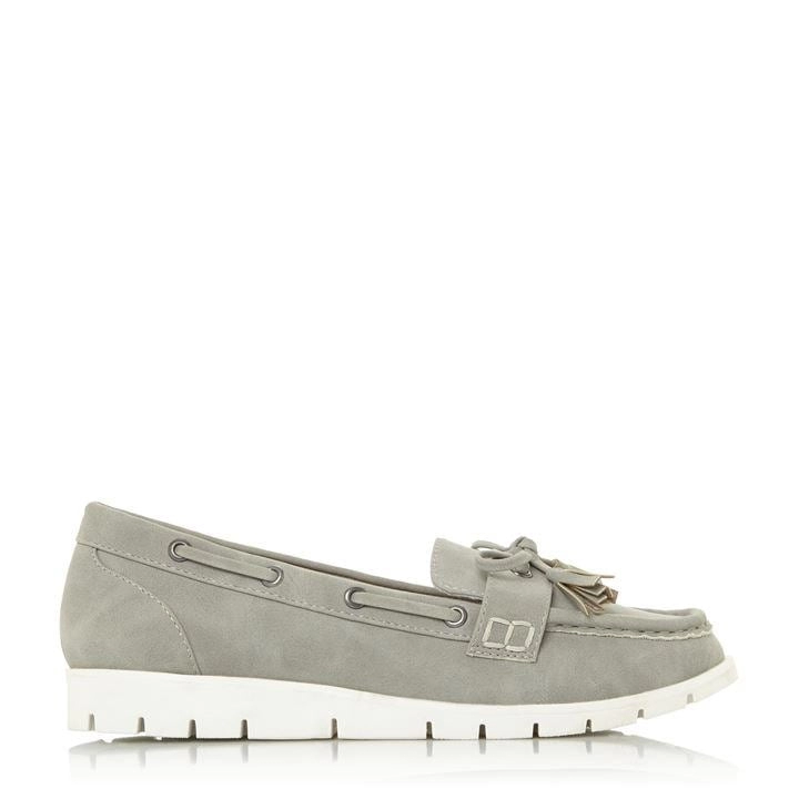 Head Over Heels by Dune Grey 'Gymo' Loafers - 3