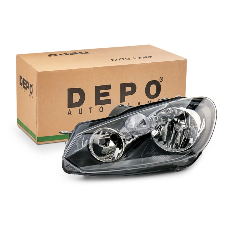 Image of JOHNS 95 43 09 Headlights H7, Left, with motor for headlamp levelling Headlight (259)