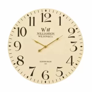 image of Premier Housewares Classical Wall Clock 60cm, Cream