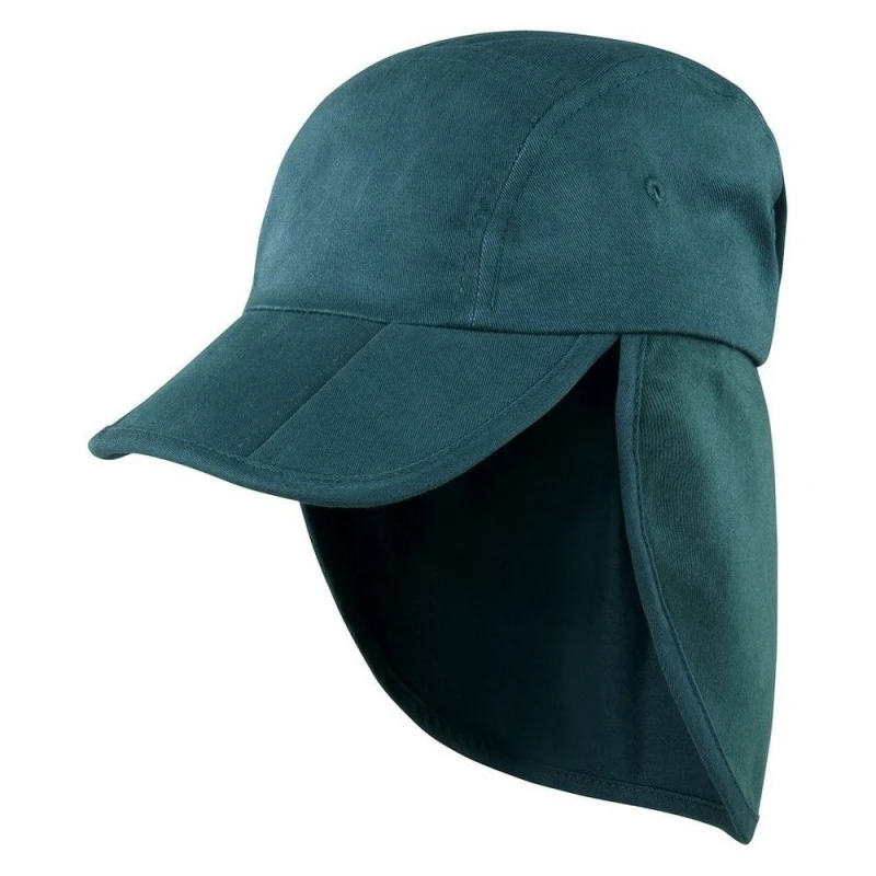 Image of Result Result Men Legionnaires Foldable Baseball Cap in Bottle Green Bottle Green One Size Male 5063425977451