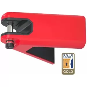 Airlok wall mounted lock/hanger: red - HLALK1RD - Hiplok