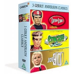 Image of 3 Jerry Anderson Classics - Supermarionation - Joe 90 & Captain Scarlet & Stingray DVD