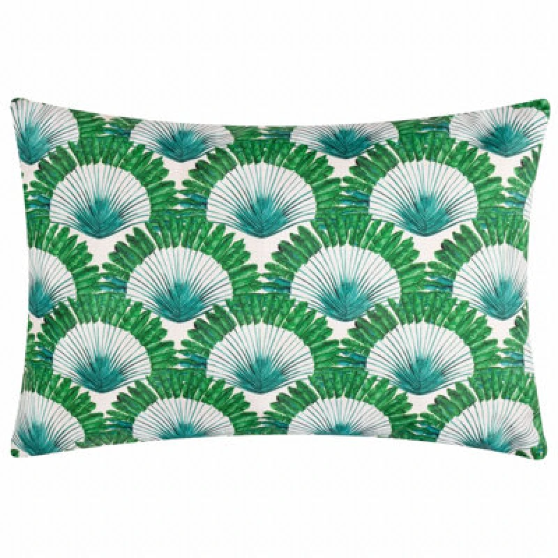 Image of Furn Furn Dellacorte Tropical Outdoor Cushion in Green Green One Size Unisex 5025532850577