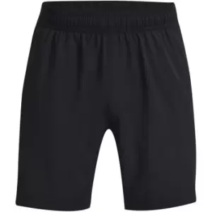 image of Under Armour Woven 7" Geo Shorts Mens - Black