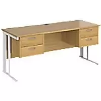 Image of Dams International Desk MCM616P22WHO 1,600 x 600 x 725 mm