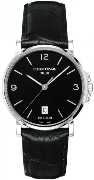 Image of Certina Watch DS Caimano Quartz - Black CRT-249