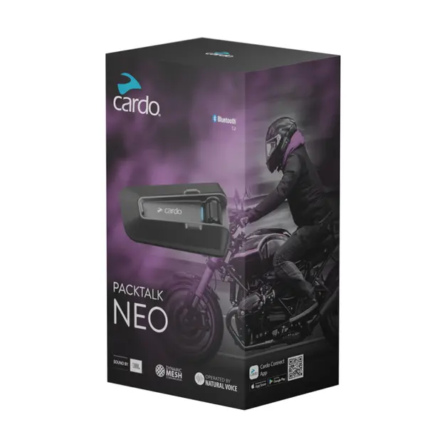 Image of Cardo Packtalk Neo Single Bluetooth Communication System Size
