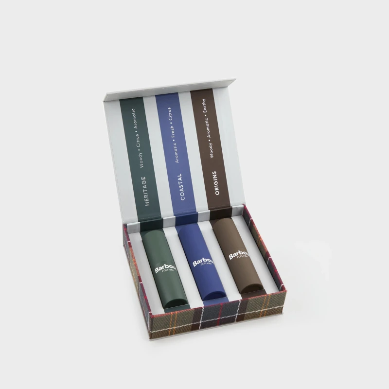 Image of Barbour For Him Eau de Parfum Trio Set Clear male One Size