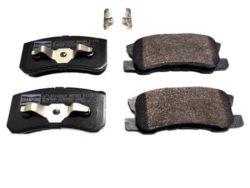 Image of CHAMPION 572498CH Brake pad set with acoustic wear warning Brake Pad Set,disc brake (402)