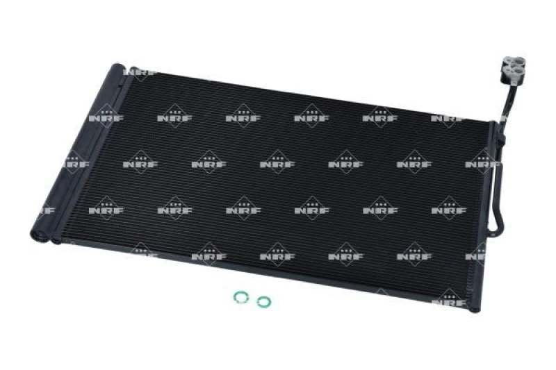 Image of NRF 350324 Condenser EASY FIT, with seal ring, with nitrogen filling Aluminium Condenser,air conditioning (448)