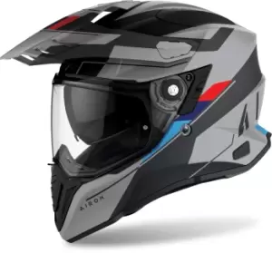 Image of Airoh Commander Skill Motocross Helmet, grey Size M grey, Size M