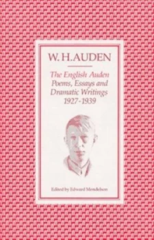 Image of The English Auden by W. H Auden and Edward Mendelson Paperback