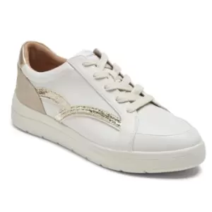 Image of Rockport Truflex Navya Retro Sneaker White - White