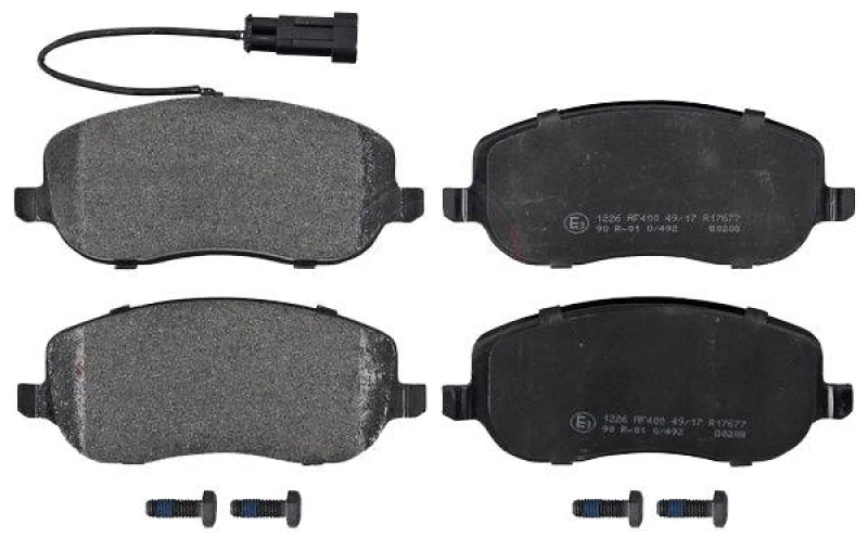 Image of A.B.S. 37495 Brake pad set with integrated wear sensor Brake Pad Set,disc brake (402)