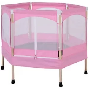 Image of HOMCOM Mini Trampoline 342-010PK Pink