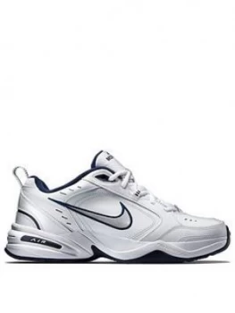 image of Nike Air Monarch IV - White/Silver, White/Silver, Size 10, Men