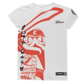 image of Hype X LEGO Ninjago Lloyd T Shirt Junior - White