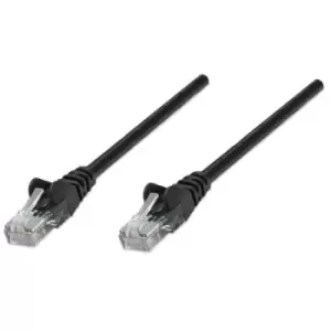 Image of Intellinet Network Patch Cable Cat6 15m Black CCA U/UTP PVC RJ45 Gold Plated Contacts Snagless Booted Lifetime Warranty Polybag