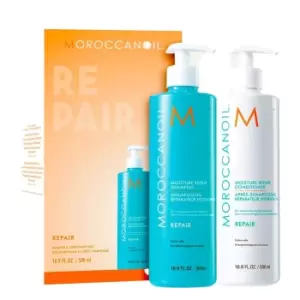 image of Moroccanoil Moisture Repair Shampoo & Conditioner 500ml Twinpack