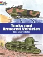 Image of tanks and armored vehicles dover coloring book