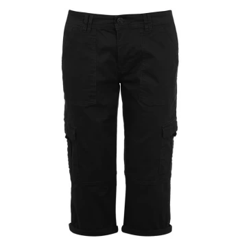 image of SoulCal Crop Utility Trousers Ladies - Black