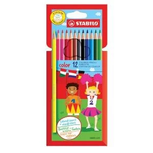 Image of STABILO Color 12 Premium Colouring Pencils with Hexagonal Barrel Pack