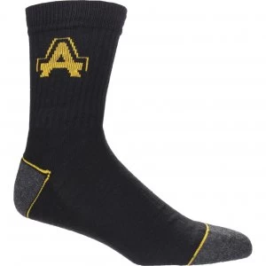 image of Amblers Safety Heavy Duty Work Socks 3 Pack 6 - 11