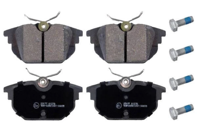 Image of Blue PRINT ADL144231 Brake pad set Rear Axle, with bolts/screws Brake Pad Set,disc brake (402)