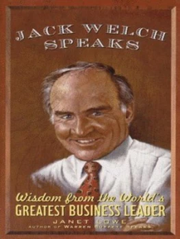 Image of Jack Welch Speaks by Janet Lowe Hardback