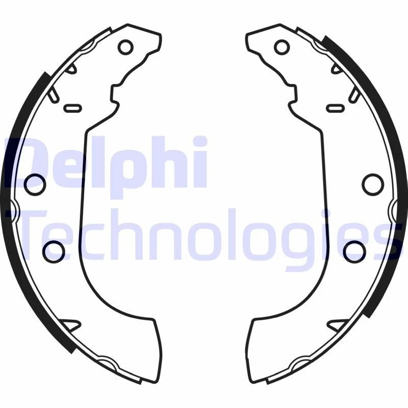 Image of DELPHI Brake Shoe Set DELPHI LS1347