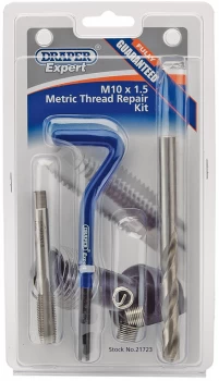 image of Draper Expert M10 x 1.5 Metric Thread Repair Thread Kit 21723