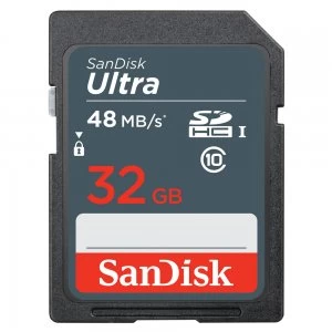 Image of SanDisk Ultra 32GB SDHC Memory Card