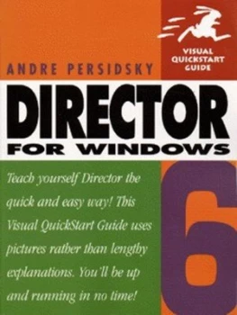 Image of Director 6 for Windows by Andre Persidsky Book