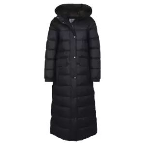 Image of Barbour Womens Roseroot Quilted Jacket Dk Oak/Black 10