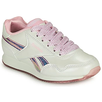 Image of Reebok Classic REEBOK ROYAL CLJOG Girls Childrens Shoes Trainers in White,5,6,9.5 toddler,10 kid,11 kid,11.5 kid,12 kid,13 kid,1 kid,1.5 kid,2.5,3.5,1