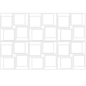Image of Fine Decor Wall Pops Snapshot Frames Wall Art Kit