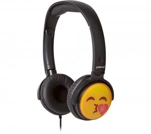 image of Groov-e EarMOJIs Kissing Face Kids Headphones