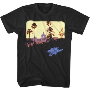 image of Eagles - Hotel California Mens Large T-Shirt - Black