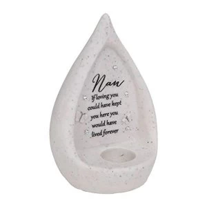 image of Thoughts of You Teardrop Graveside Tealight Holder - Nan