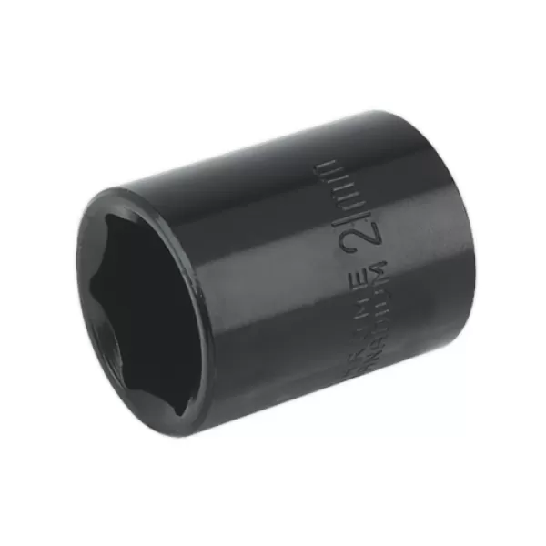 Image of Genuine SEALEY IS1221 Impact Socket 21mm 1/2Sq Drive