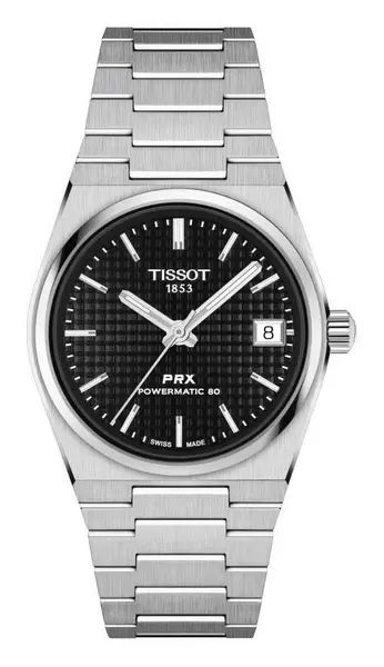 Tissot T1372071105100 PRX Powermatic 80 (35mm) Black Dial / Watch