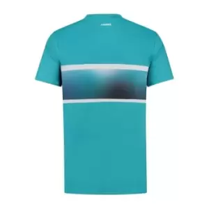 Image of HYPERCOURT EXPRESS CREW TEE 2 ALGIERS Blue / White - XL