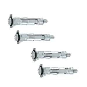 Image of Moderix Hollow Wall Anchors Cavity Wall Heavy Duty Metal Plasterboard - Size M6
