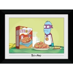 Image of Rick and Morty Eyehole Man Collector Print