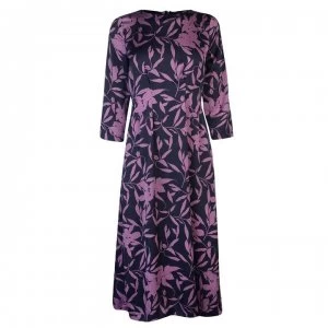 image of Vero Moda Vero Moda Olivia Print Midi Dress - NIGHT SKY